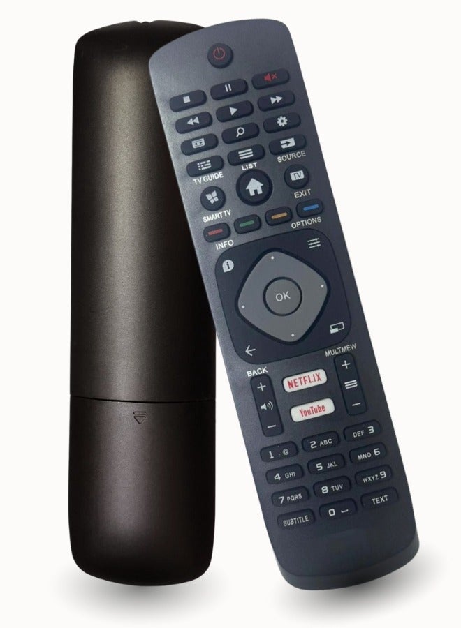 PHILIP Replacement Remote Control for Philips Smart TV Compatible Models NH503UP 43PFL5603/F7 55PFL5603/F7 50PFL5703/F7 55PFL5703/F7 65PFL5703/F7 65PFL5602/F7C TV Remote Control - Image 1